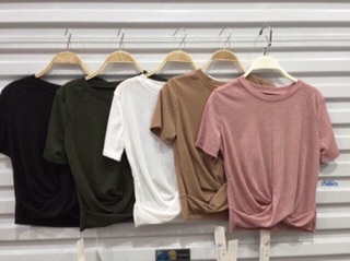 Áo croptop thắt eo
