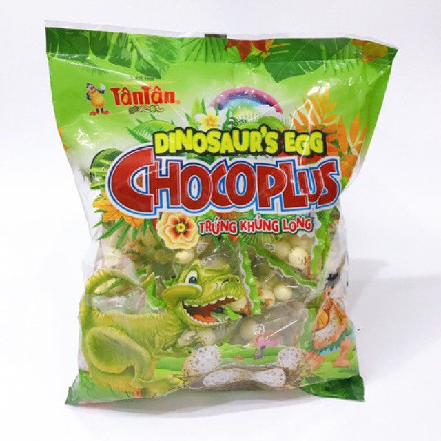 Socola Đậu Phộng Chocoplus Trứng Khủng Long Tân Tân