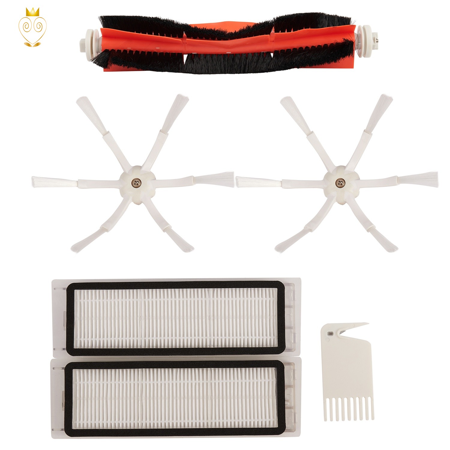 Bộ Phụ Kiện Bàn Chải Con Lăn Cho Máy Hút Bụi Xiaomi Mijia Robot 1 1s 2 Roborock
