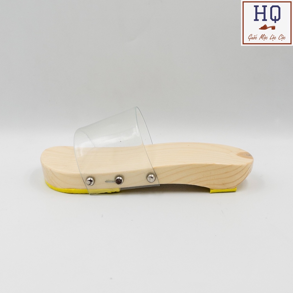 Guốc cho bé gái, bé trai dép lê gỗ quai nhựa mềm Hội Đồng (size 1-6) guốc mộc áo dài, bà ba, yếm, chụp ảnh, văn nghệ