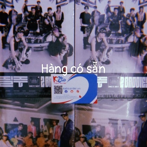 Album ảnh nhóm NCT 127 - 2 Baddies + Quà 1 ảnh khổ A5 hình bias (ghi chú khi đặt hàng)