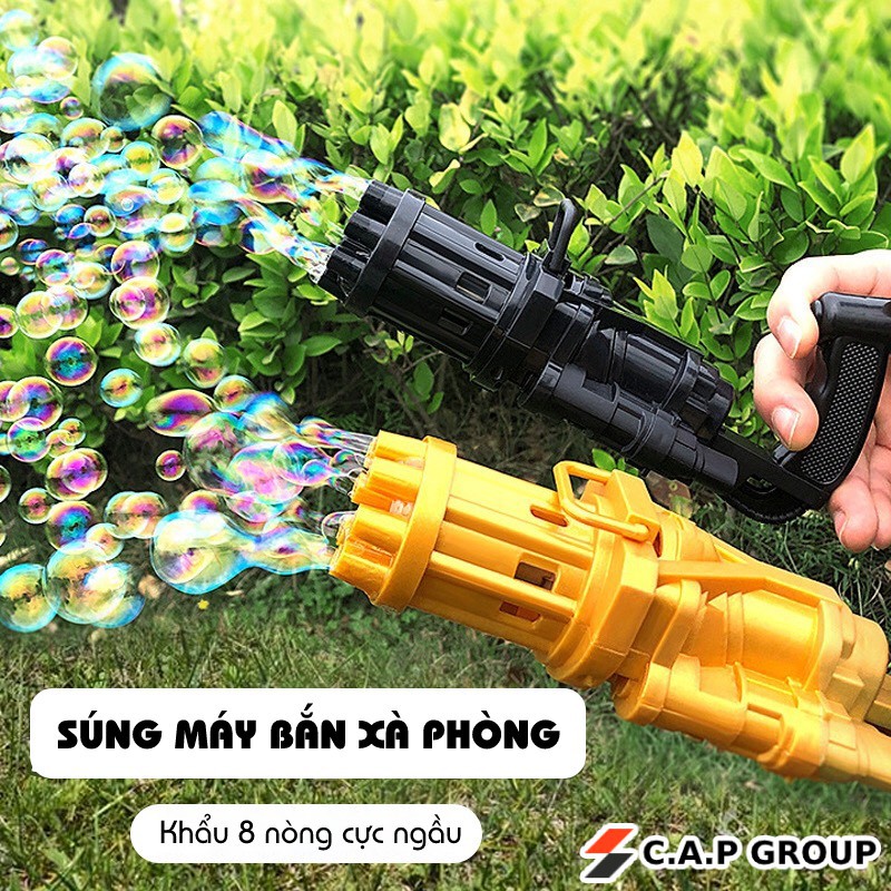 Súng Bắn Bong Bóng 8 Nòng ( Đồ Chơi Ngoài Trời Cho Bé )