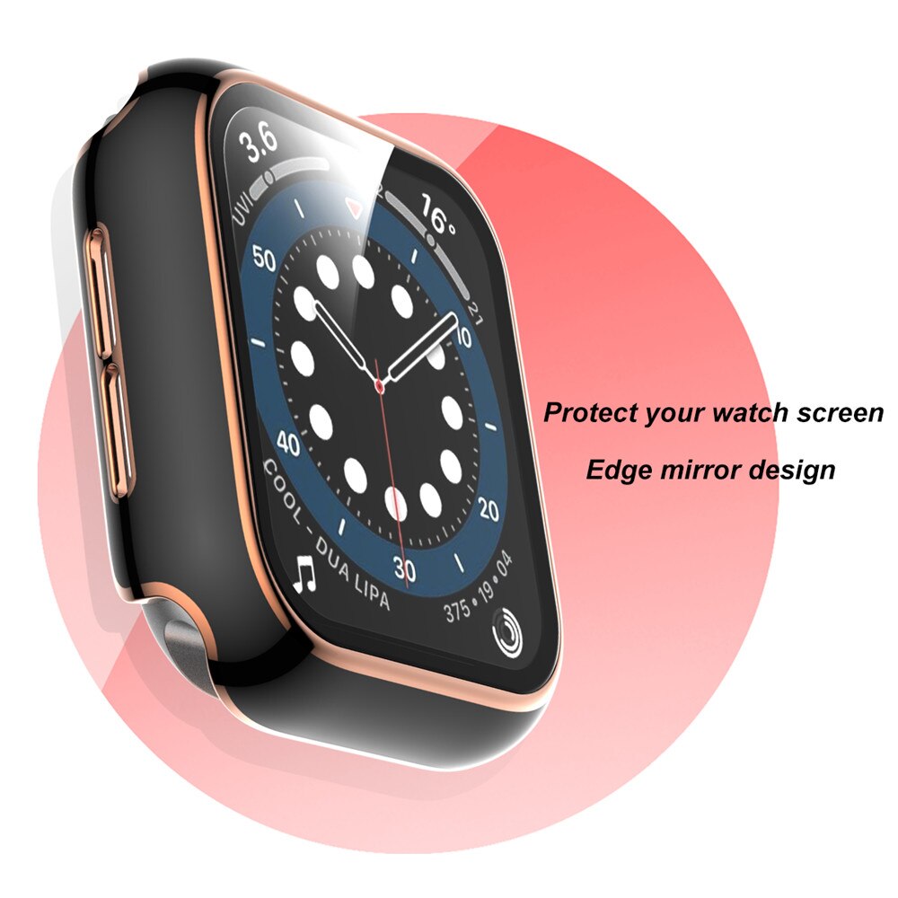 Ốp Bảo Vệ Mặt Đồng Hồ Bằng Pc Cứng Cho Apple Watch Series 6 SE 5 4 3 2 Iwatch 40mm 44mm 38mm 42mm