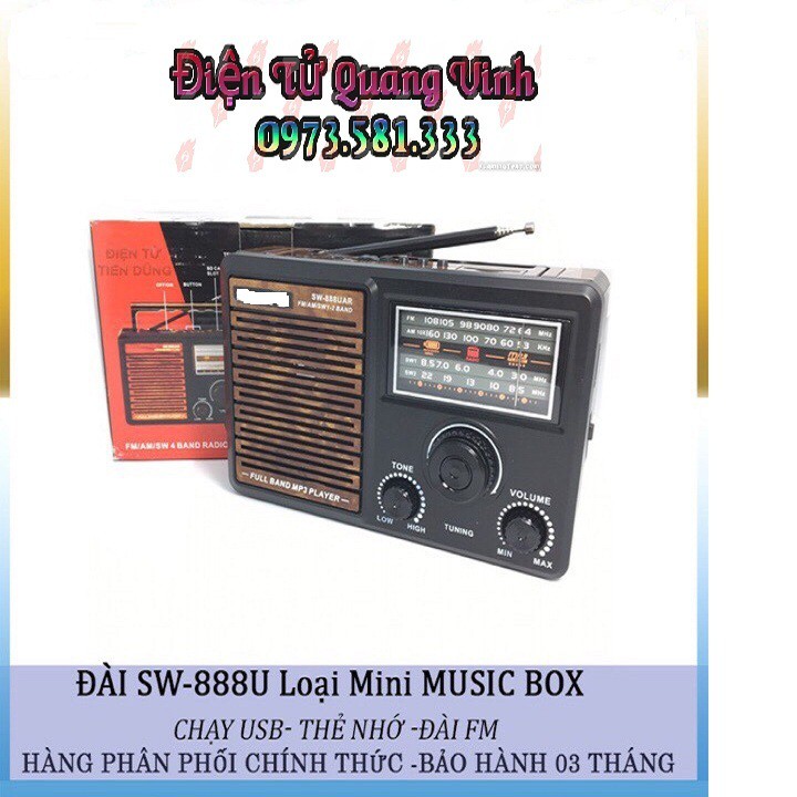 Đài Radio Sony SW-888 Và SW-999 BH 6 Tháng Đổi Mới