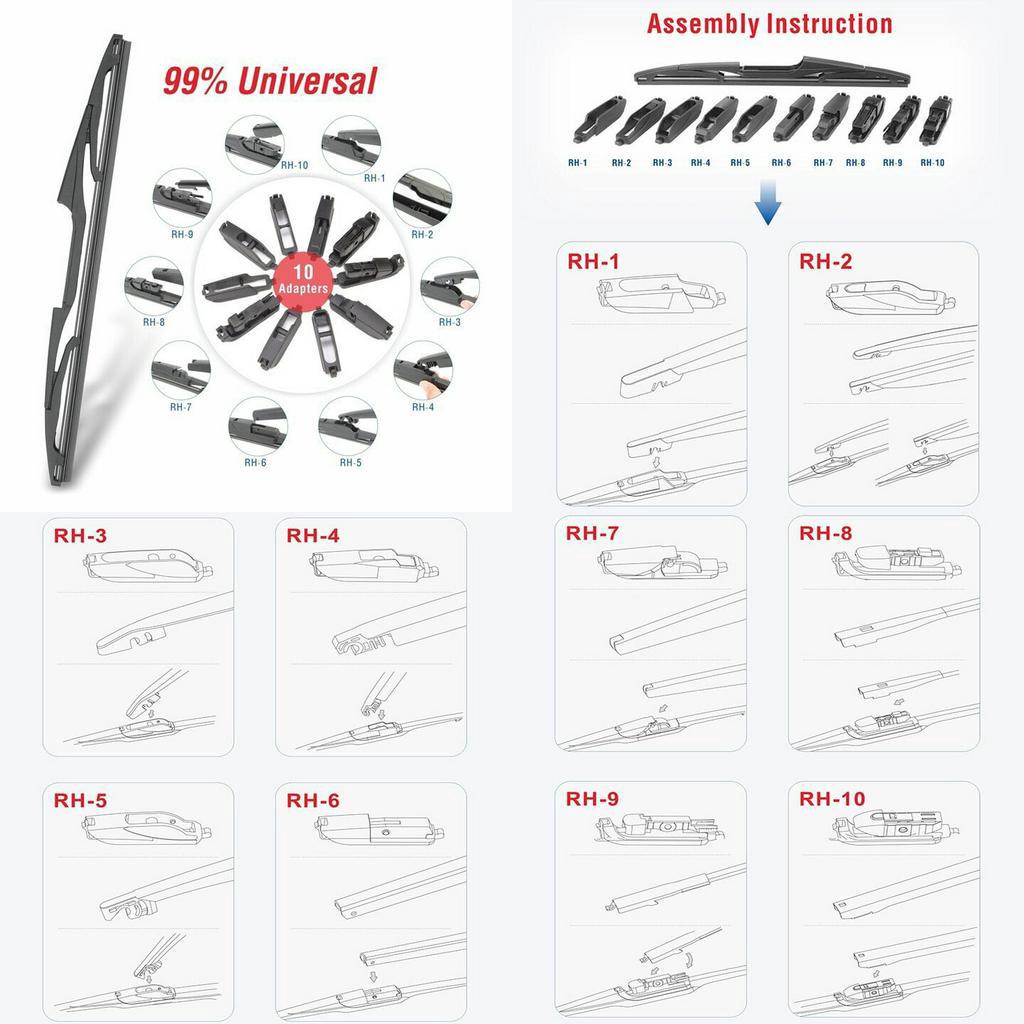 Gạt mưa sau xe oto,gạt mưa sau xe hơi dòng Vinfast Fadil, Lux A, Lux SA, VFe34,...