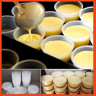 Cốc Nhựa Làm Bánh Flan, Hũ Đựng Caramel Hàng Chuẩn Việt Nhật