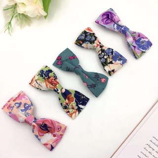 Kẹp Tóc Nơ Bằng Vải Hoa 10Cm Thanh Lịch Dành Cho Nữ