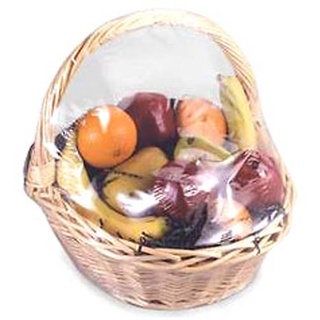 20 Túi Màng Co Bọc Giỏ Quà ,Giỏ Hoa Quả ,Màng Co Khay Gỗ,Khay Hoa Quả Hàng Loại 1 ,Trong,Sáng,Bóng Đủ Size