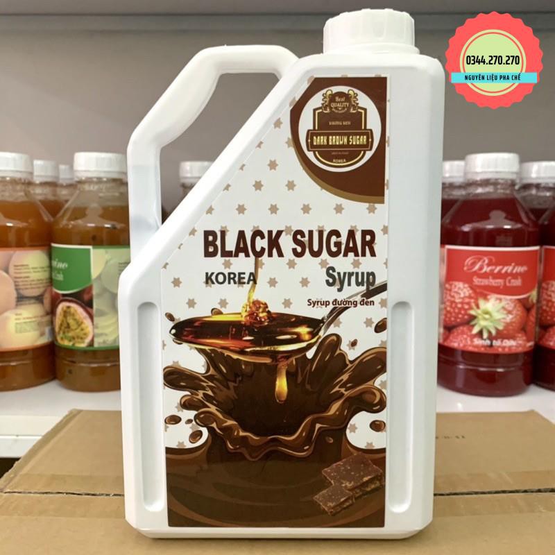 SYRUP ĐƯỜNG ĐEN HÀN QUỐC ( BLACK SUGAR 2,5 KG) Can 2,5 Kg