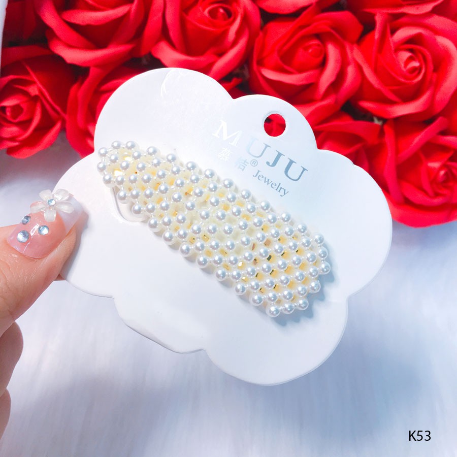 Kẹp tóc đính hạt siêu hot Hàn Quốc K53