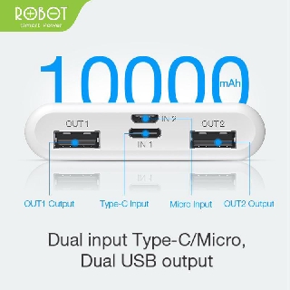 Pin Sạc Dự Phòng ROBOT RT170 10.000Mah