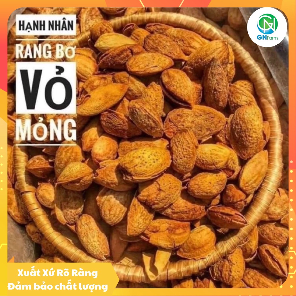 Hạnh Nhân Rang Bơ Vỏ Mỏng Mỹ Hạt Dinh Dưỡng Healthy Nuts - Túi 500g/1kg