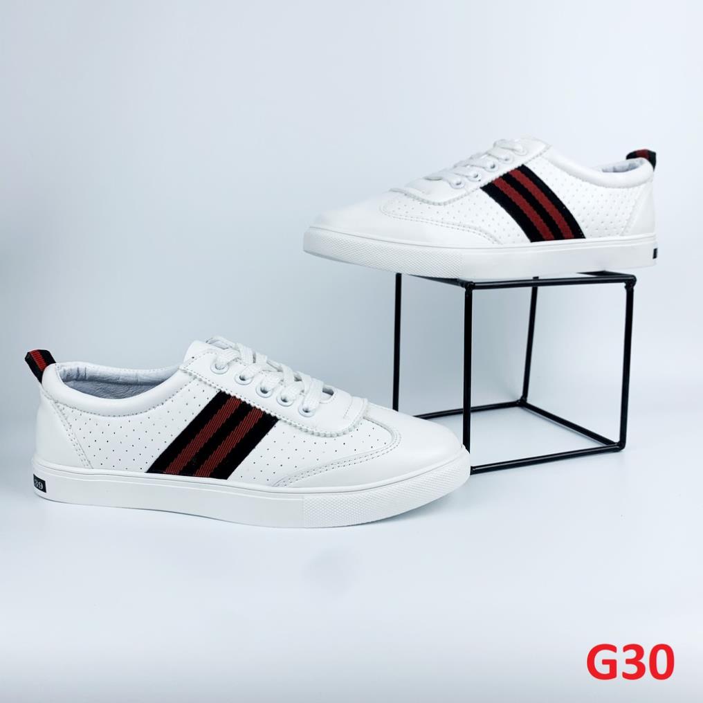 [ giá rẻ bất ngờ ][ Hàng Sale ] ❤️ Giày thể thao Sneaker - Da Trơn Cao Cấp Phủ Lớp NANO Chống Thấm - G30