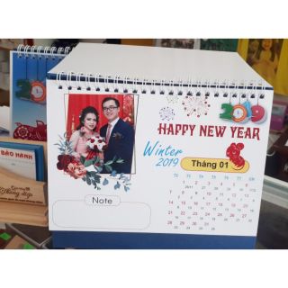 In lịch để bàn theo yêu cầu năm mới Tết 2019. Quà tặng đặc biệt tự thưởng cho bản thân