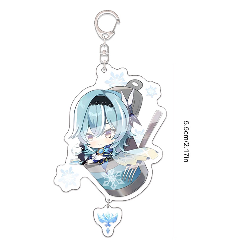 Móc Khóa Phong Cách Game Genshin Impact Dễ Thương