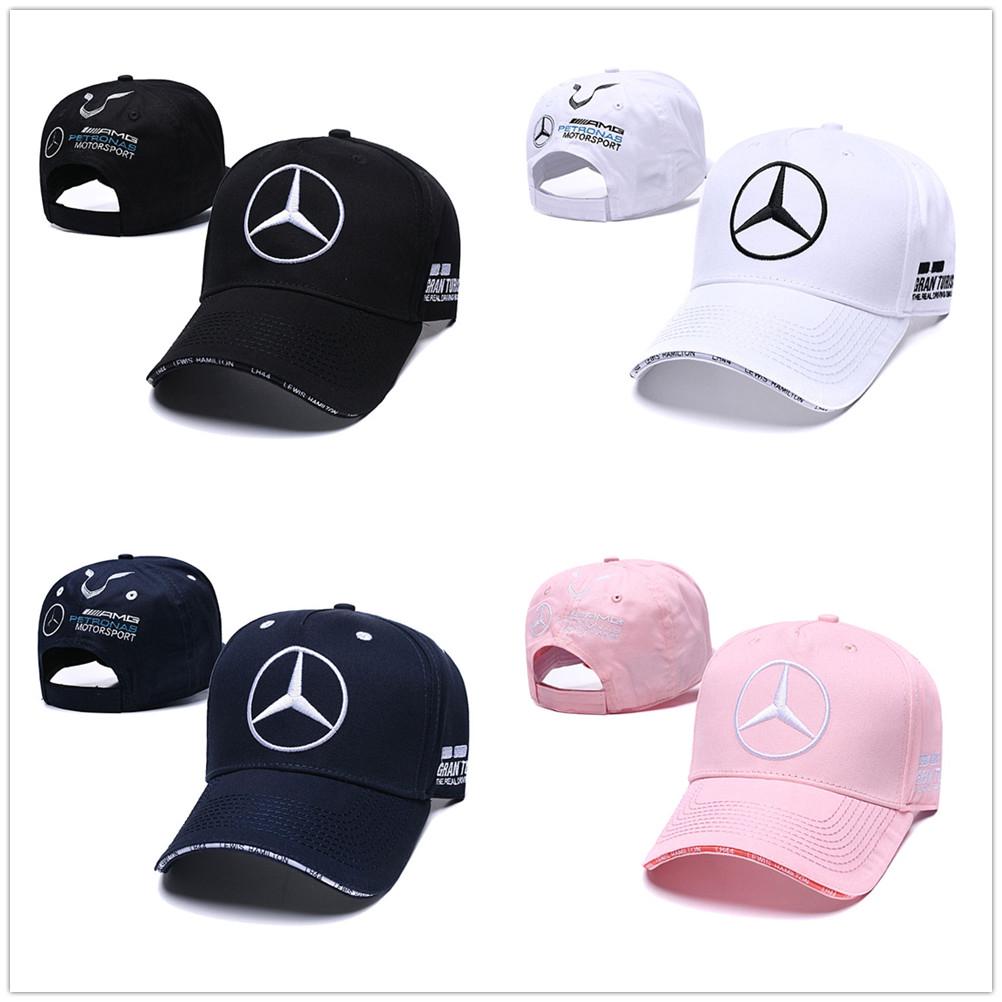 Mũ Lưỡi Trai Chống Nắng Thêu Logo Mercedes-Benz