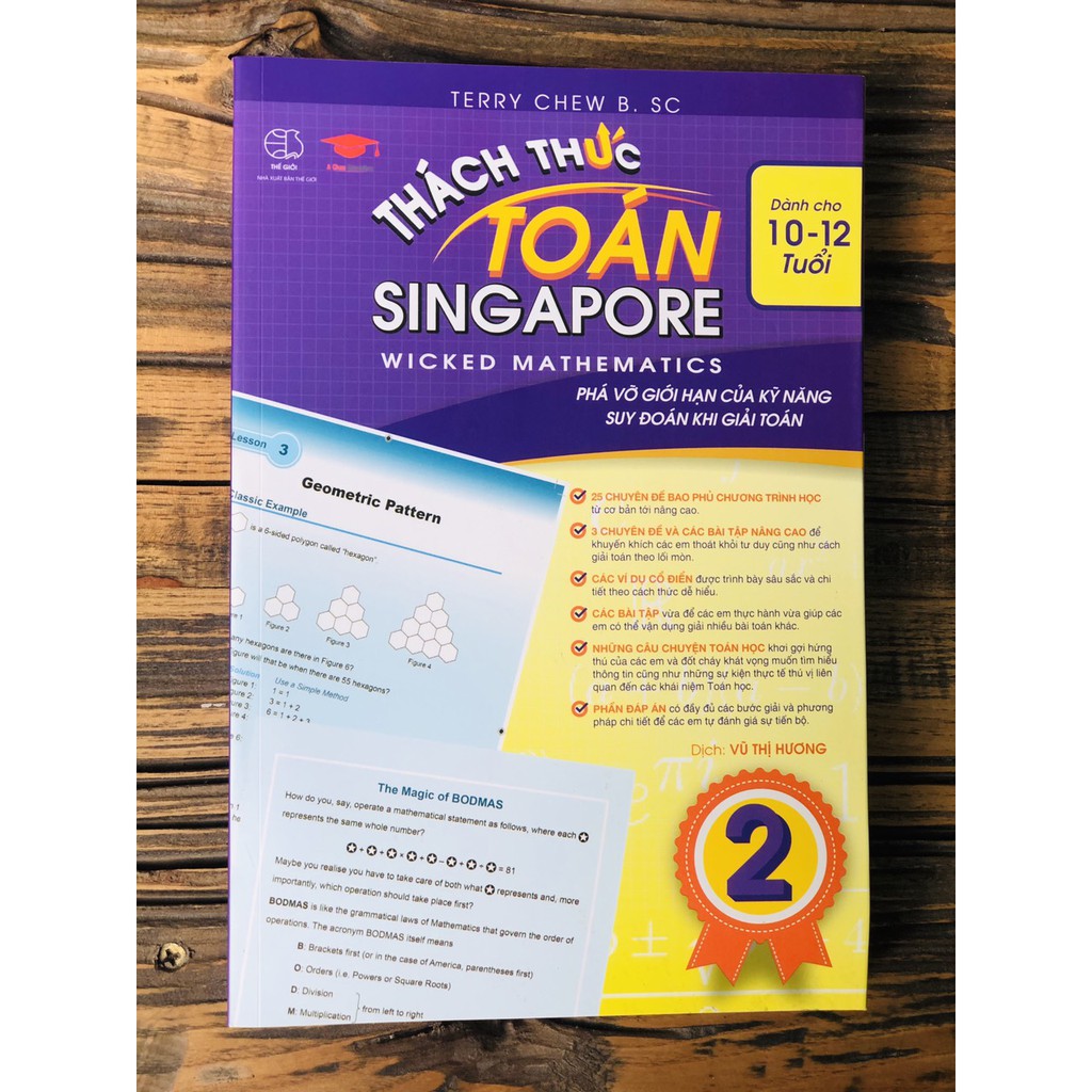 Sách: Thách Thức Toán Singapore 2 - (10-12 tuổi)