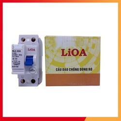 Cầu Dao Chống Giật LIOA (Aptomat) 16A - 25A - 32A - 40A dòng rò 30 mA, loại 2 cực