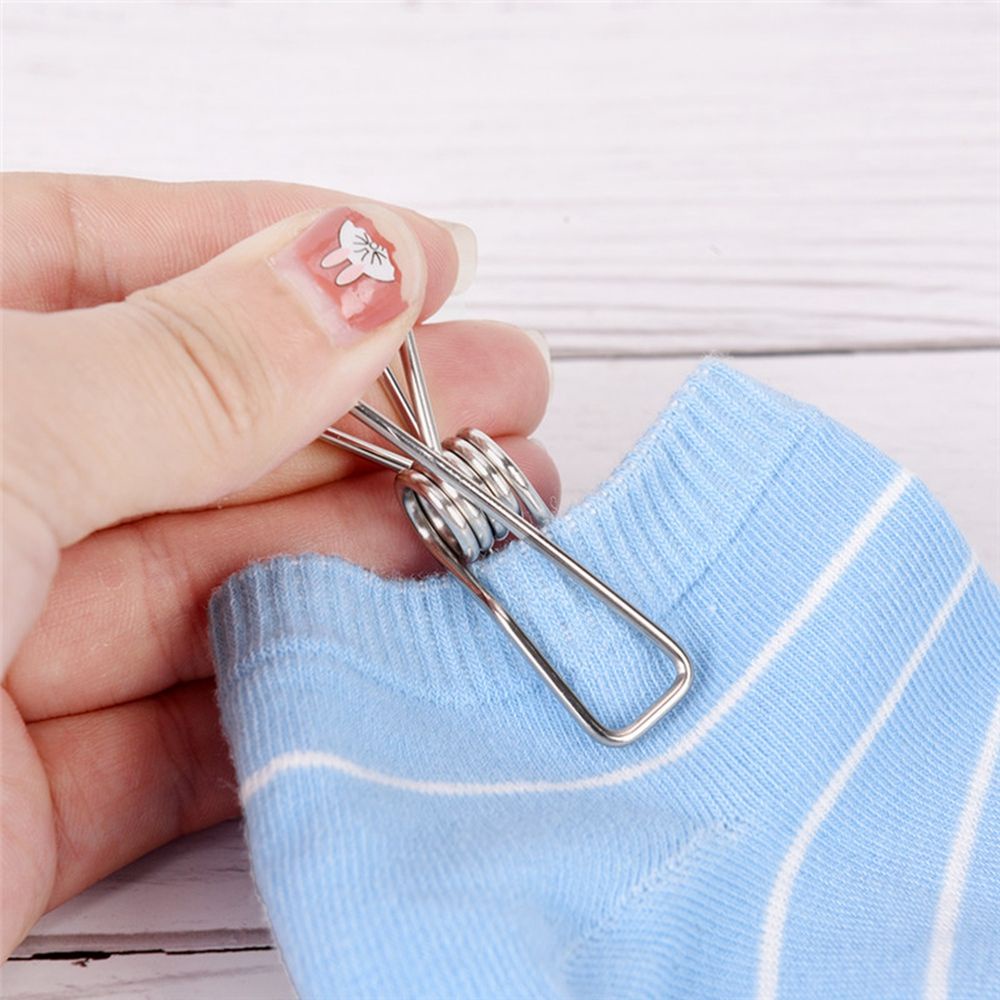 Kẹp quần áo mini bằng kim loại đa năng tiện dụng AVALENTINE