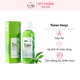 Toner trà xanh Fenyi 100ml giúp nuôi dưỡng sâu hiệu quả cho da, cấp ẩm, dưỡng da giảm thâm sạm