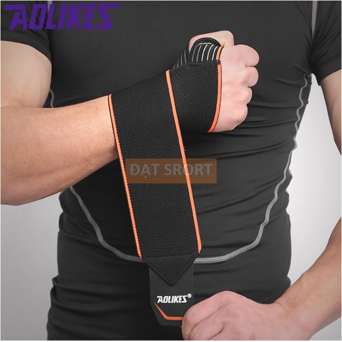 Băng Cuốn Đai Quấn Bảo Vệ Cổ Tay Phiên Bản Mới Aolikes AL 1540 Cuốn Cổ Tay Quấn Cổ Tay (1 Đôi), Hỗ Trợ Tập Gym