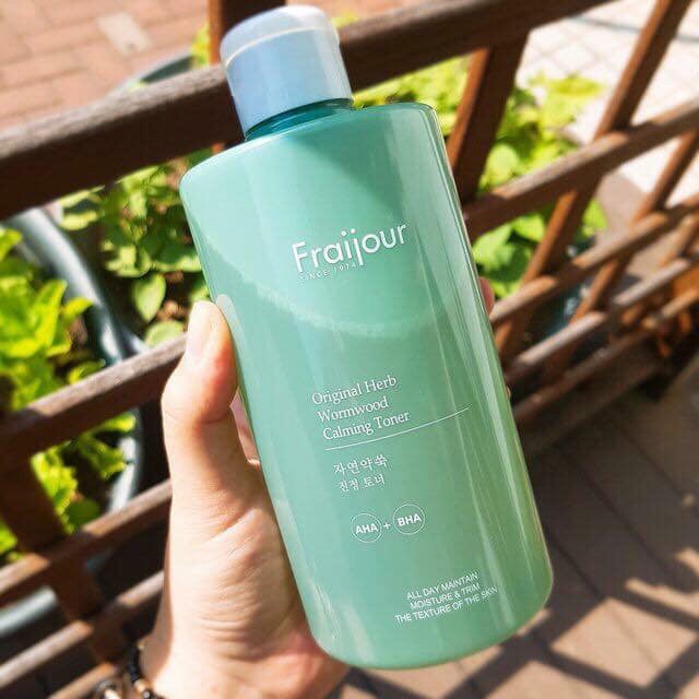 Toner nước hoa hồng cân bằng da Fraijour Original Herb Wormwood Calming Toner 500ml