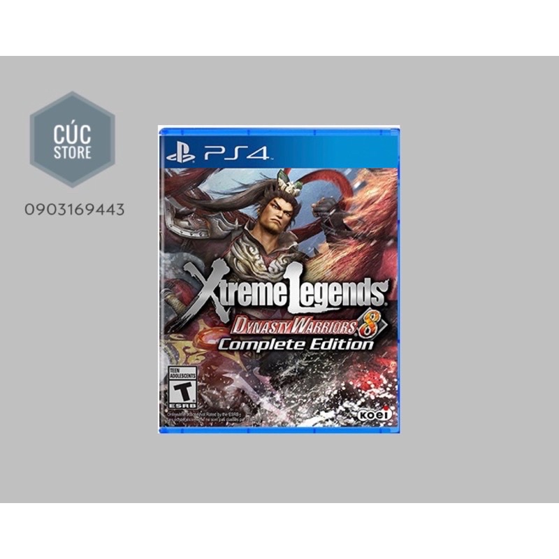 Đĩa chơi game PS4: Dynasty warriors 8 completed edtion