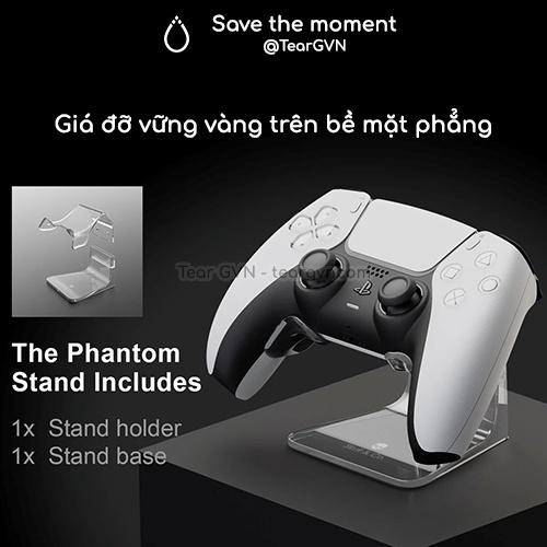 Combo giá đỡ tất cả tay cầm và tai nghe (Skull &amp; Co) cho Playstation / Xbox / Switch Pro Controller