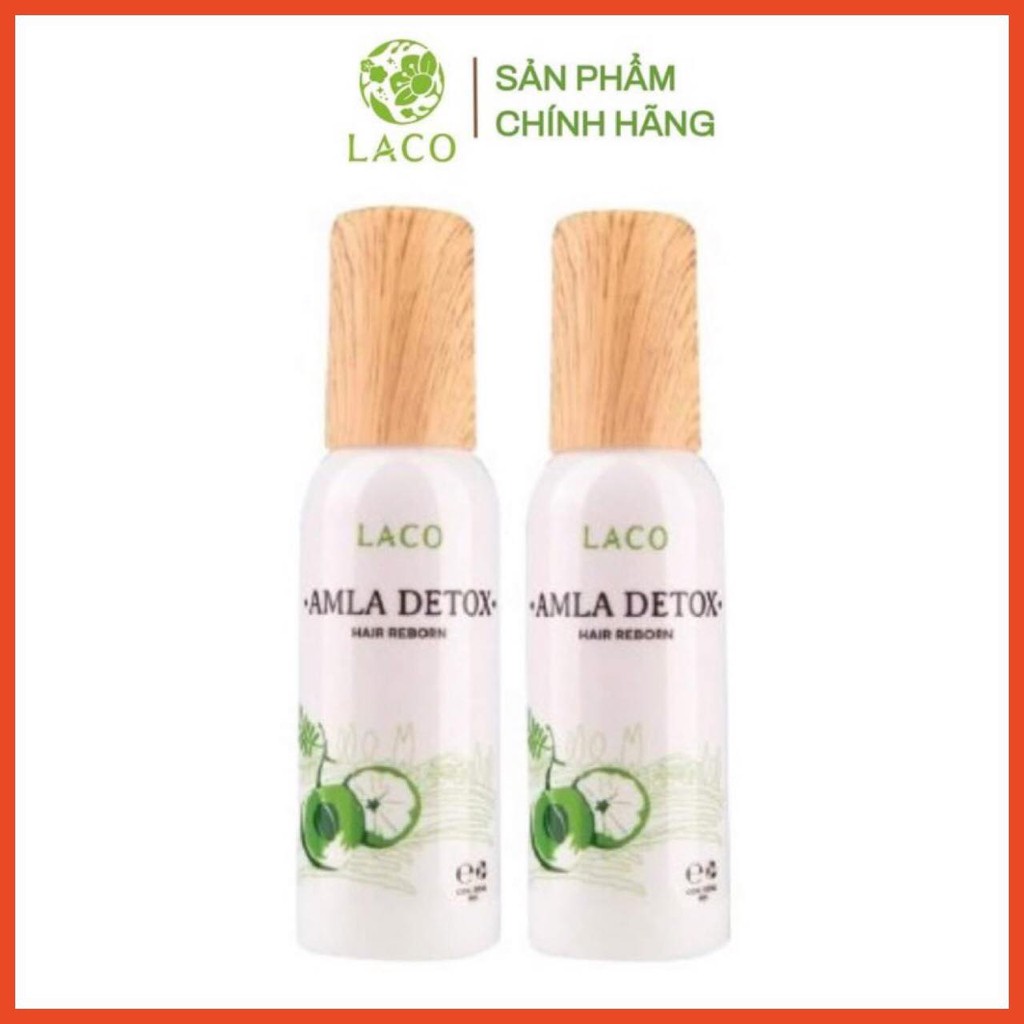 [HÀNG CHÍNH HÃNG] XỊT DƯỠNG TÓC AMLA REBORN LACO 100ML GIÚP TÓC SUÔN MƯỢT, THƠM THO