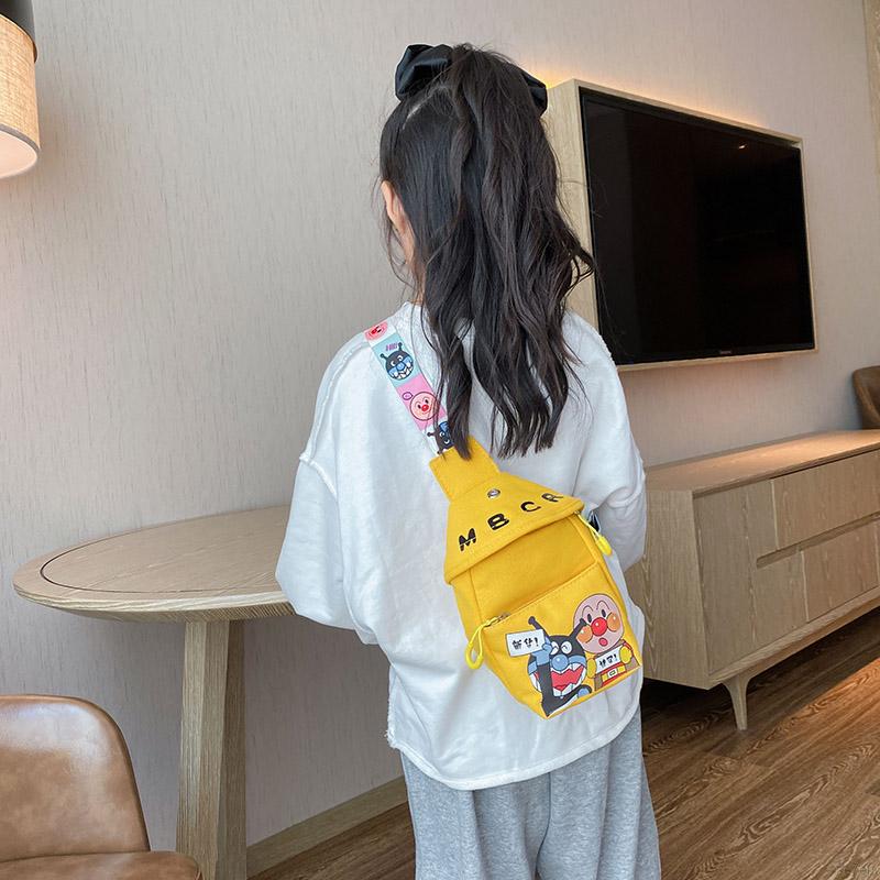 Se7en Cartoon Print Chest Bag Belt Chest Hip Crossbody Shoulder Children Bags For 1-7Y
