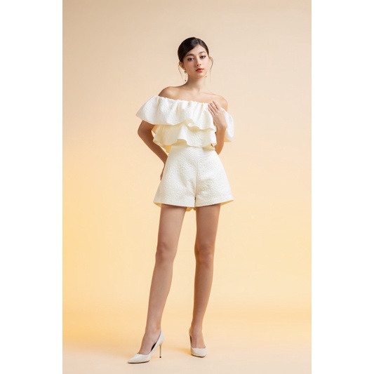 MOIRÉ - Jump trễ vai Diana Jumpsuit