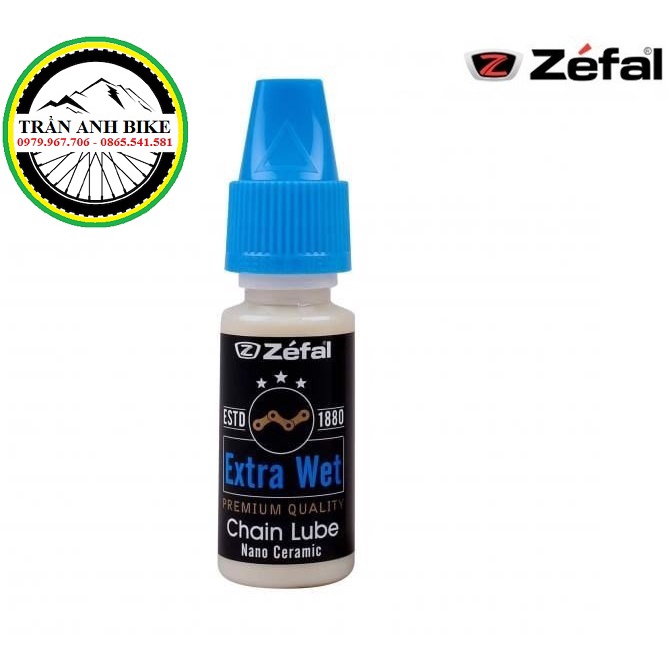 Dầu nhớt tra sên xích xe đạp ZEFAL NANO CERAMIC EXTRA WET 10ml