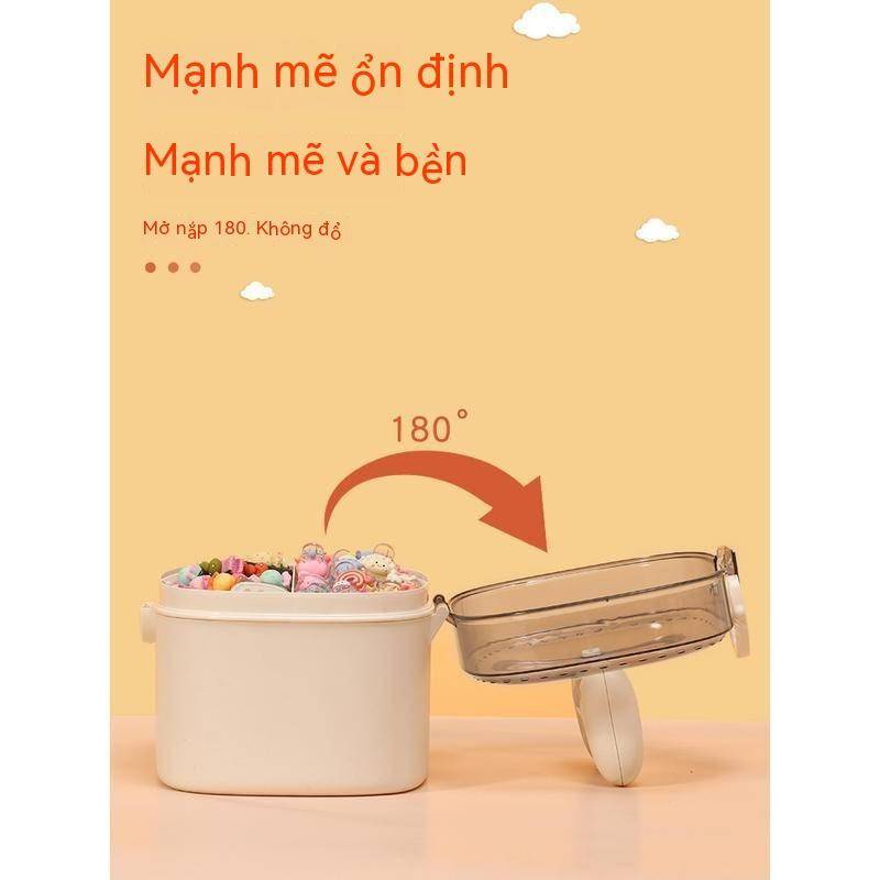 Hộp Đựng Kẹp Tóc / Băng Đô Bằng Cao Su Tiện Lợi