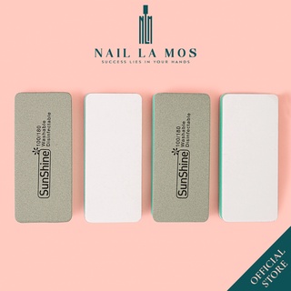 Phao dũa mịn Sunshine đánh bóng móng tay một mặt nhám một mặt mịn
