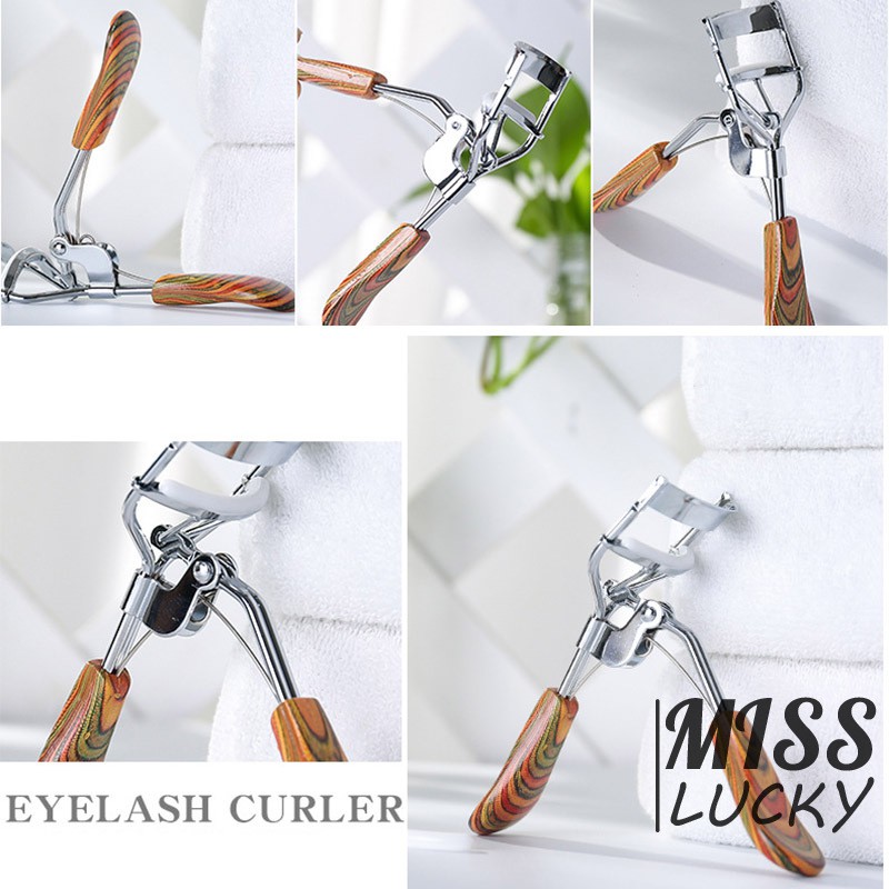 [Hàng mới về] Kẹp bấm mi cong bằng thép không gỉ và cao su trang điểm tiện lợi cho phái nữ