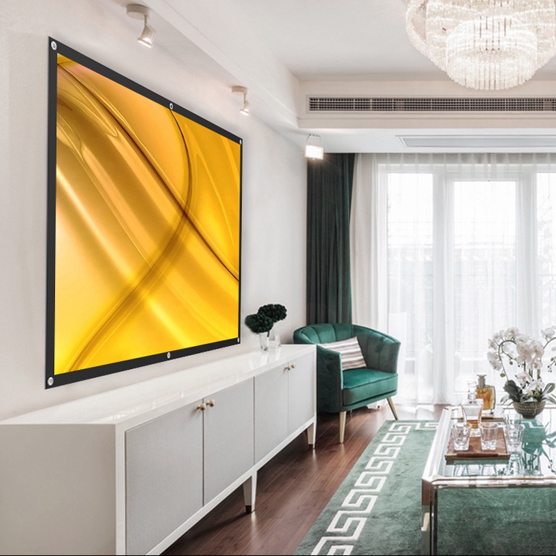 Màn chiếu FENGZHI T1 treo tường 100inch tương phản cao đa năng không nhăn không hạn chế góc nhìn màn hình máy chiếu