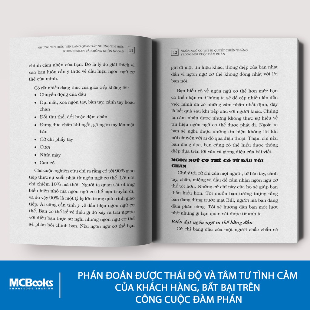 Sách Ngôn Ngữ Cơ Thể Bí Quyết Chiến Thắng Trong Mọi Cuộc Đàm Phán MCTL8512