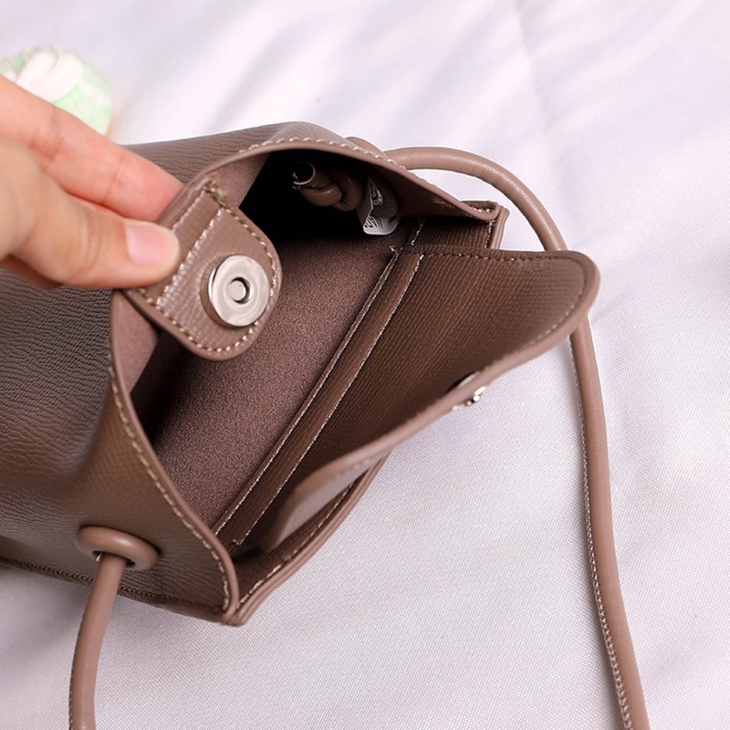 Túi đeo chéo IELGY cỡ nhỏ đựng điện thoại phong cách Hàn Quốc thời trang