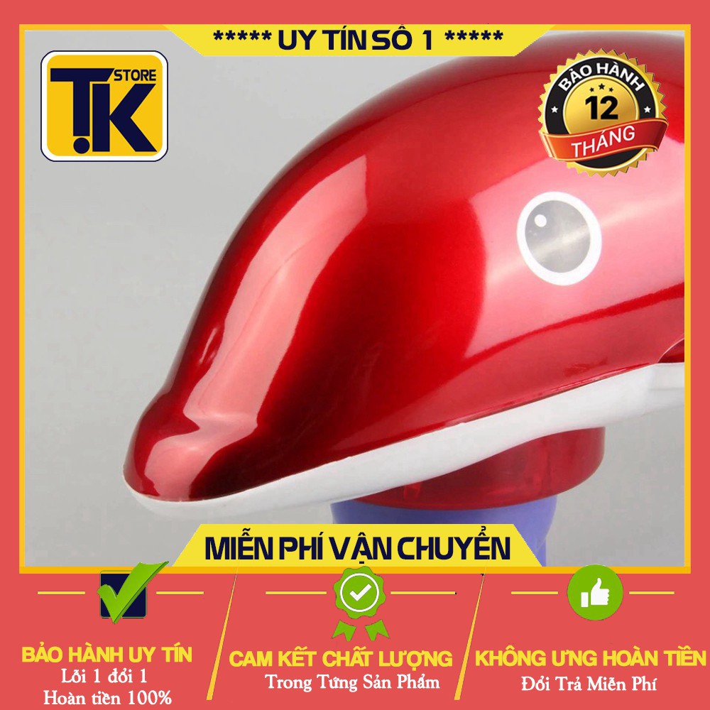 [Hàng Loại 1] Máy Massage Cầm Tay Cá Heo 3 Đầu RF-889 - Bảo Hành 12 Tháng