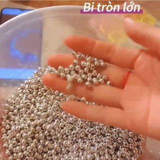 Viên bi lớn nguyên liệu handmade làm vòng tay lắc chân phụ kiện handmade diy