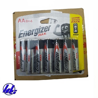 Pin AA Energizer E91 BP8+4 - Vỉ 12 viên