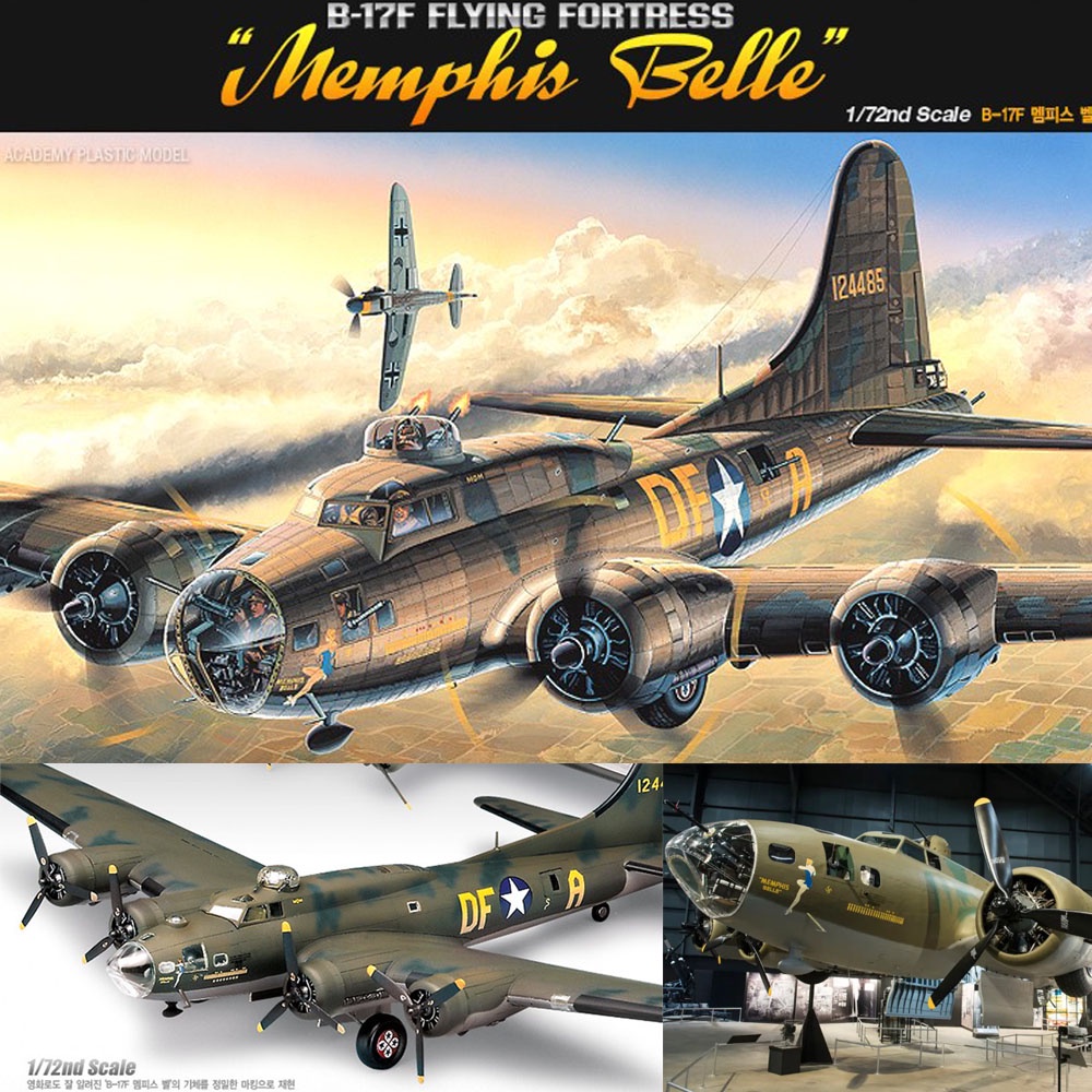 Mô hình máy bay chiến đấu B-17F tỉ lệ 1/72 NoFA198