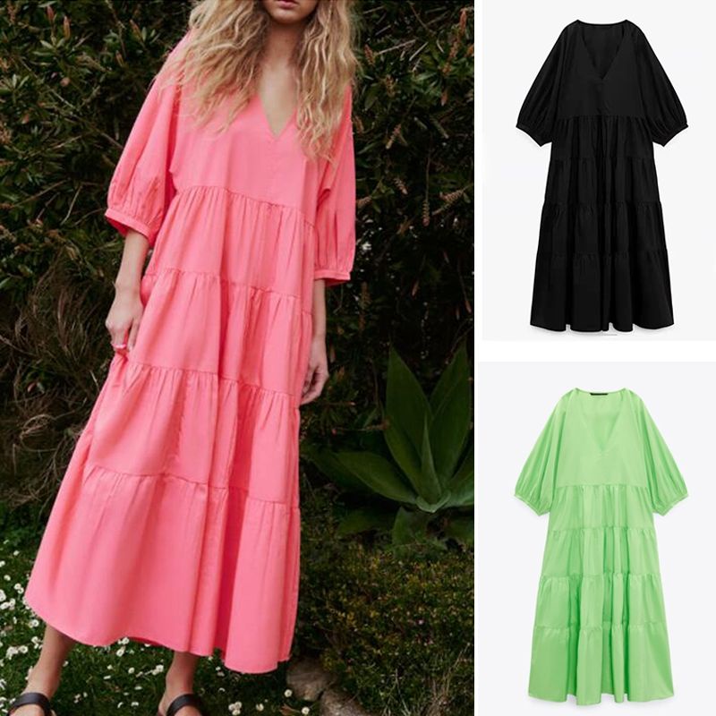 ĐẦM MAXI DÀI BABYDOLL ZARA XUẤT XỊN