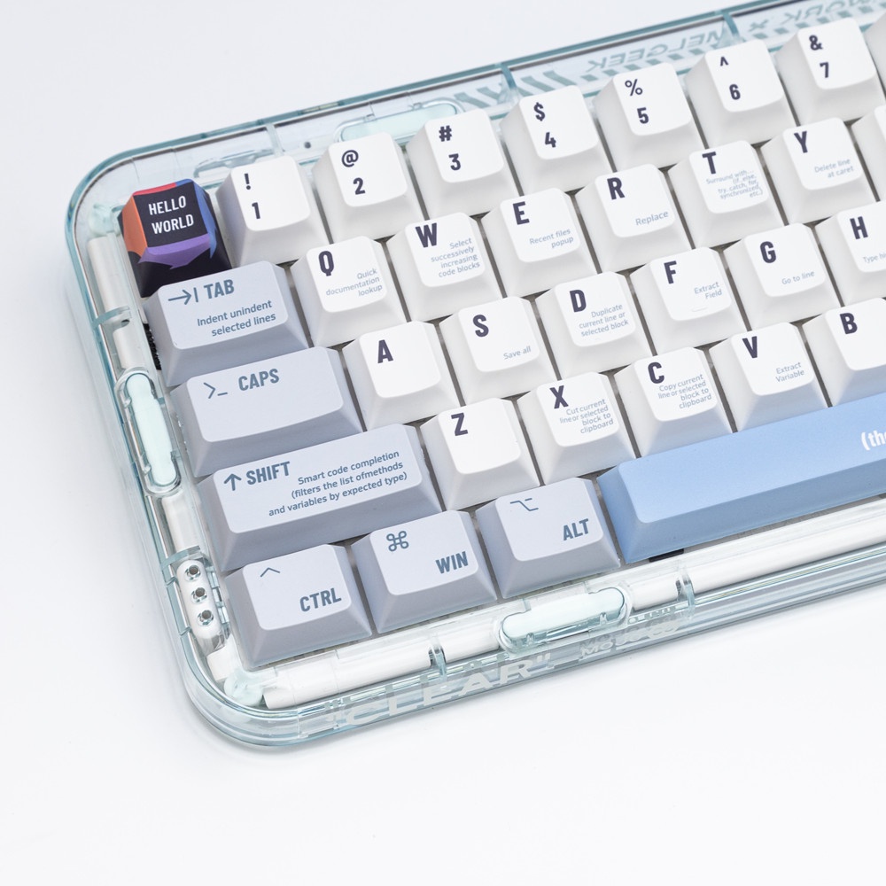 143 Phím Programmer Keycaps Cherry Profile Lập trình viên PBT Dye Sub Bàn phím cơ học Keycap