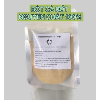 Bột cà rốt nguyên chất loại i 100g