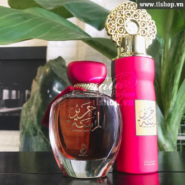 NƯỚC HOA NỘI ĐỊA DUBAI LAMSAT HARIR 100ML EDP - BỘ QUÀ TẶNG LAMSAT HARIR SỐ 58 - TINH DẦU DUBAI