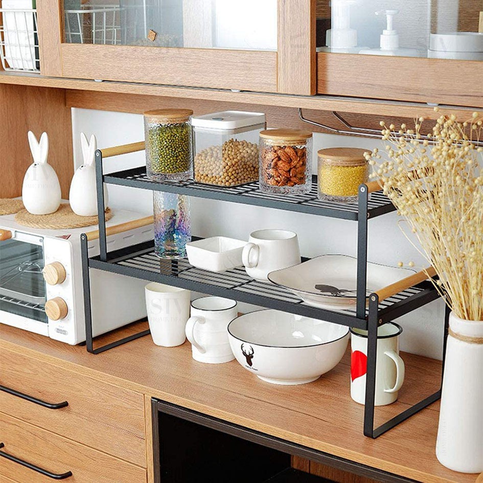 SIV Kệ gầm bếp đa năng để đồ đựng gia vị xoong nồi 3 màu