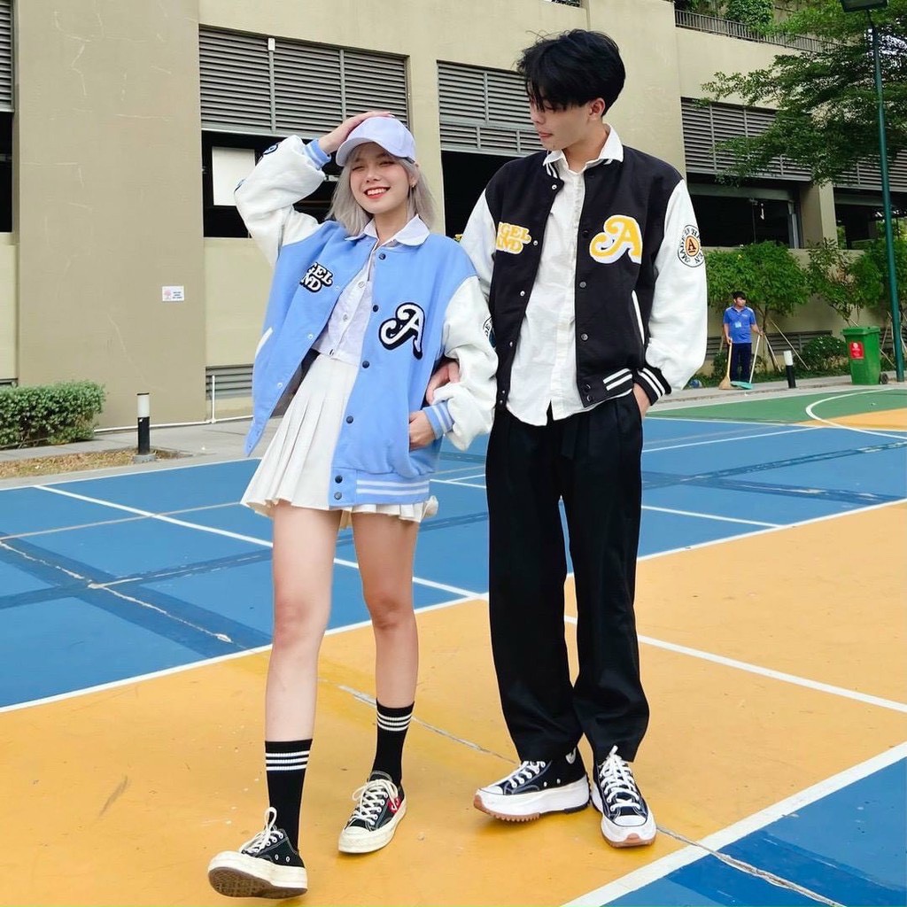 Áo khoác bomber dù ANGED LANFD nam nữ form rộng Unisex 2 lớp Chống Nắng Siêu Hot ulzzang Jacket Bomber Life Unisex