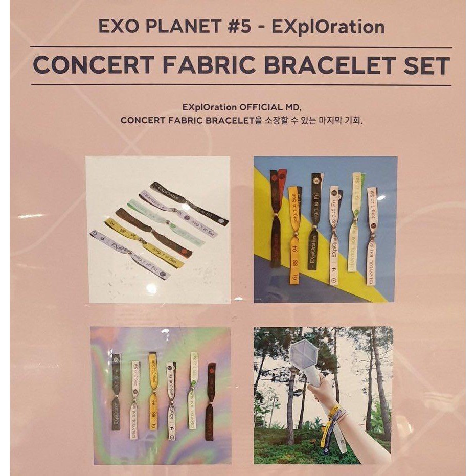 { SM official ~ Có sẵn} ExplOration goods: Vòng tay lụa