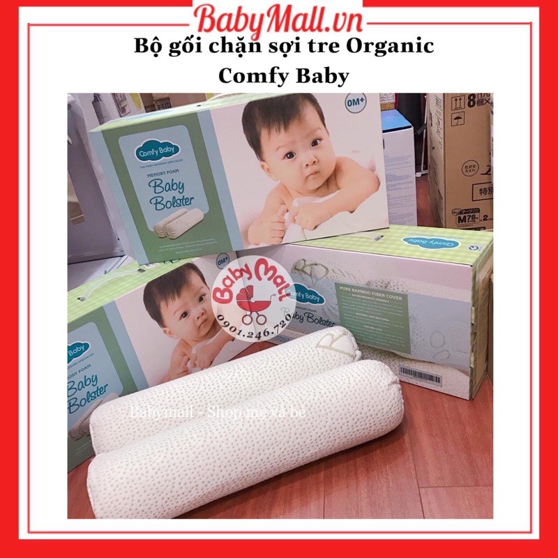 Bộ gối chặn Organic sợi tre Comfybaby